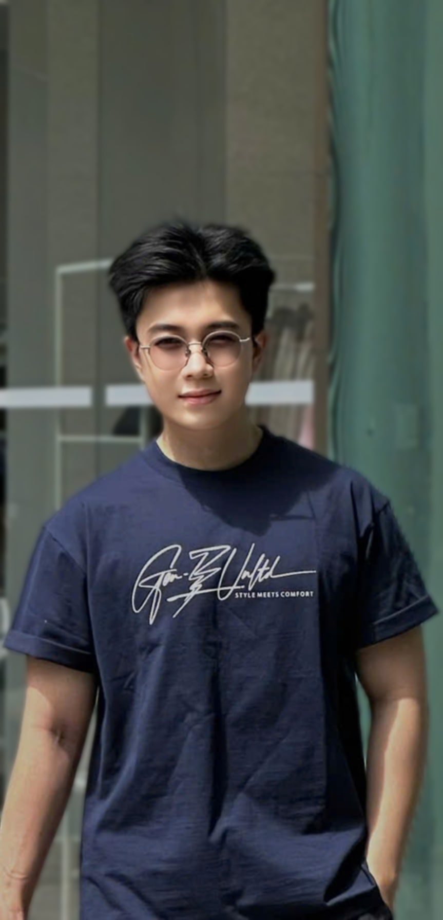 D'Padrone Navy Blue tee