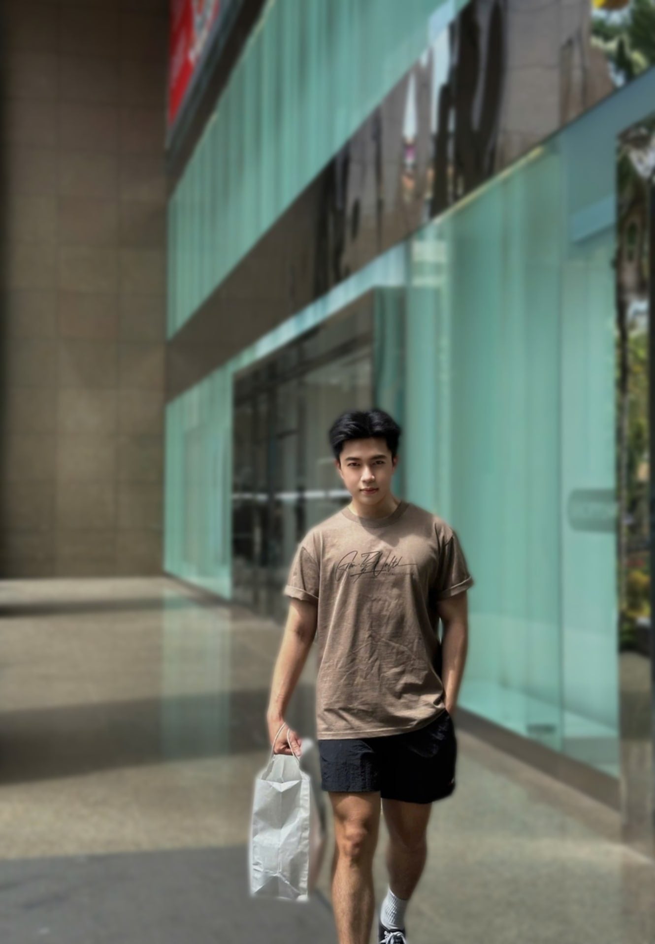 D'Padrone Brown Coffee tee